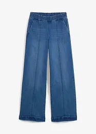 Utsvängda jeans med hög och bekväm midja, bonprix