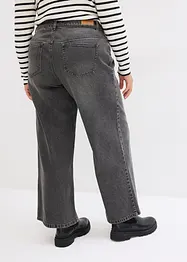 Wide Leg Jeans Mid Waist, bonprix