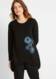 Lång topp av ren bomull, bonprix