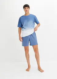 Pyjamas med shorts, av ren bomull, bonprix