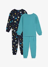 Pyjamas i ekologisk bomull (4 delar), bonprix