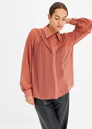 Blus med spets, bonprix