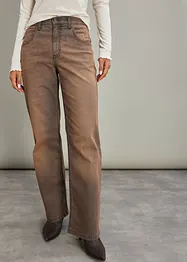 Straight-Leg Jeans, vintagetvättade, bonprix