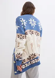 Cardigan med julmotiv, bonprix