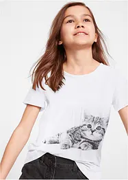 T-shirt i ren ekologisk bomull för barn, bonprix