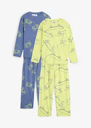 Pyjamas för barn, med bomull (4 delar), bonprix