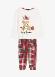 Pyjamas i ekologisk bomull (2 delar), bonprix