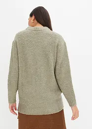 Oversizetröja i bouclé, bonprix