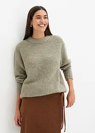 Oversizetröja i bouclé, bonprix