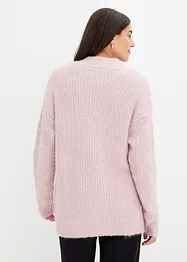 Fluffigt stickad cardigan, bonprix