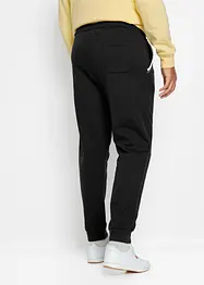 Joggingbyxa i bomull med kontrastfärgade detaljer, bonprix