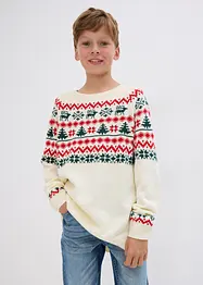 Lusemönstrad tröja för barn, bonprix