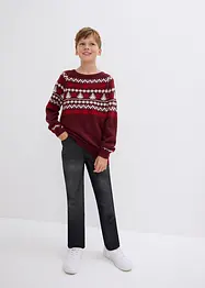 Lusemönstrad tröja för barn, bonprix