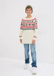 Lusemönstrad tröja för barn, bonprix