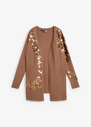 Cardigan med paljetter, bonprix