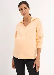 Mamma-/amningssweatshirt i ekologisk bomull, bonprix