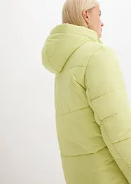 Täckkappa med teddyfodrad huva, bonprix