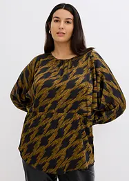 Oversize-tunika i satin, bonprix