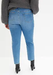 Jeans med strassapplikation, bonprix