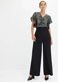 Jumpsuit med paljetter, bonprix