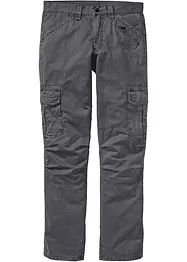 Relaxed Fit cargobyxa av ren bomull, Straight, bonprix