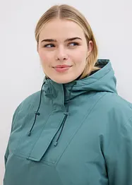 Funktionsskidanorak med fleecefoder, vattentät, oversizemodell, bonprix