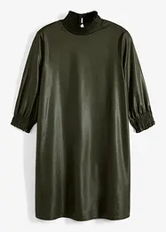 Miniklänning i wetlook, bonprix