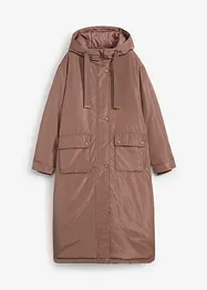 Vid parkas i A-linjeform och med dragsko, bonprix