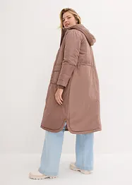 Vid parkas i A-linjeform och med dragsko, bonprix
