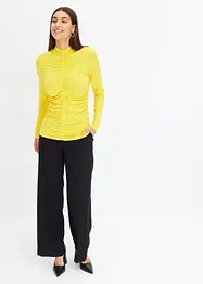 T-shirt med rynkning, bonprix