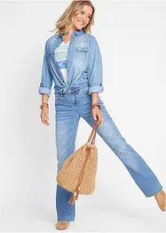 Comfort Stretch Jeans Mid Waist, Bootcut, bonprix