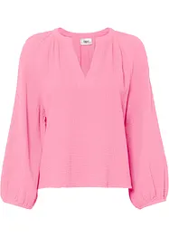 Muslinblus i oversizemodell av bomull, bonprix