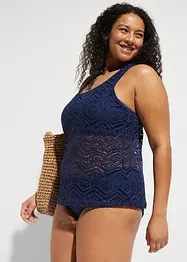 Tankini (2 delar) av spets, bonprix
