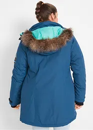 Lång vattentät funktionsjacka med huva, bonprix