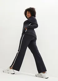 Stretchig träningsoverall i bomull (2 delar), bonprix