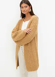 Grovstickad cardigan, bonprix