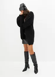 Grovstickad cardigan, bonprix