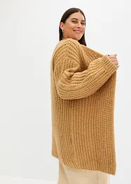 Grovstickad cardigan, bonprix