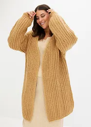 Grovstickad cardigan, bonprix