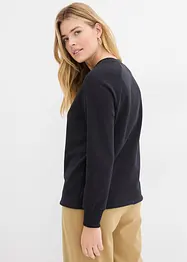 Sweatshirt av bomullsmix, bonprix