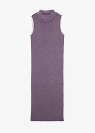 Stickad klänning med lurex, bonprix