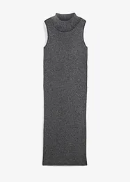Stickad klänning med lurex, bonprix