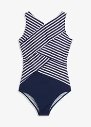 Baddräkt med omlottlook och medelhög formande effekt, bonprix