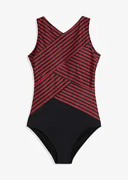 Baddräkt med omlottlook och medelhög formande effekt, bonprix