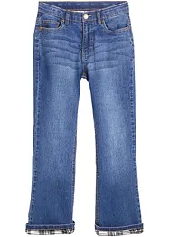 Stretchiga termojeans med bootcut, bonprix