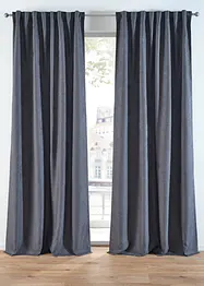 Mörkläggande gardinlängd med lätt struktur (2-pack), bonprix