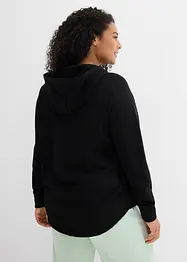 Sweatshirt med huva, bonprix