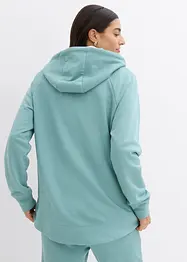 Ledig sweatshirt med huva, långa ärmar, bonprix