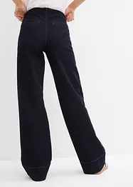 Wide Leg-jeans Mid Waist, Stretch, bonprix