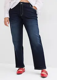 Straight Jeans Mid Waist, Stretch, bonprix